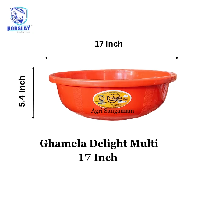 Plastic Ghamela Delight Multi 17Inch Horslay